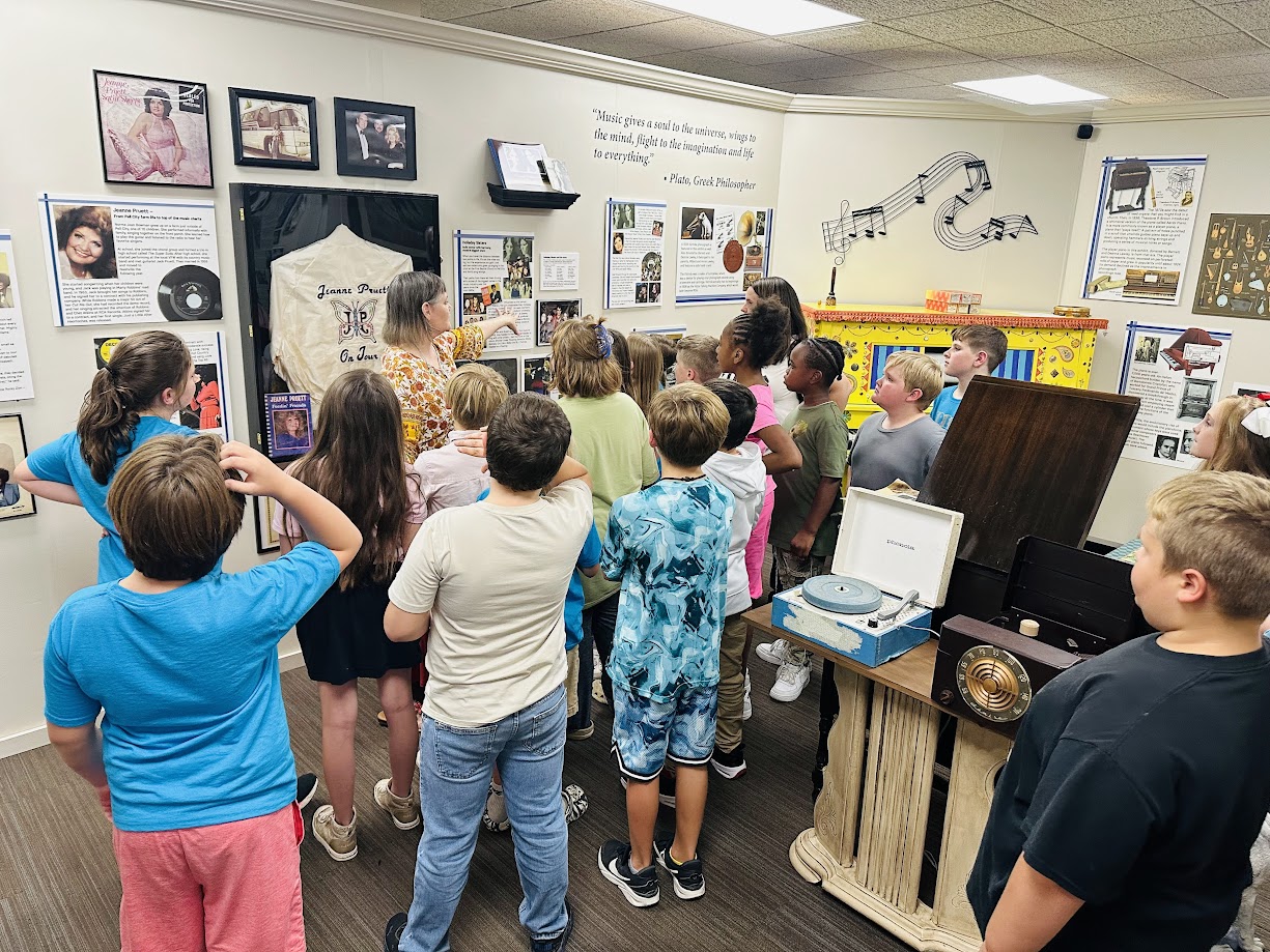Become A Friend Of The Museum Section Photo Friends and young visitors at the model railway