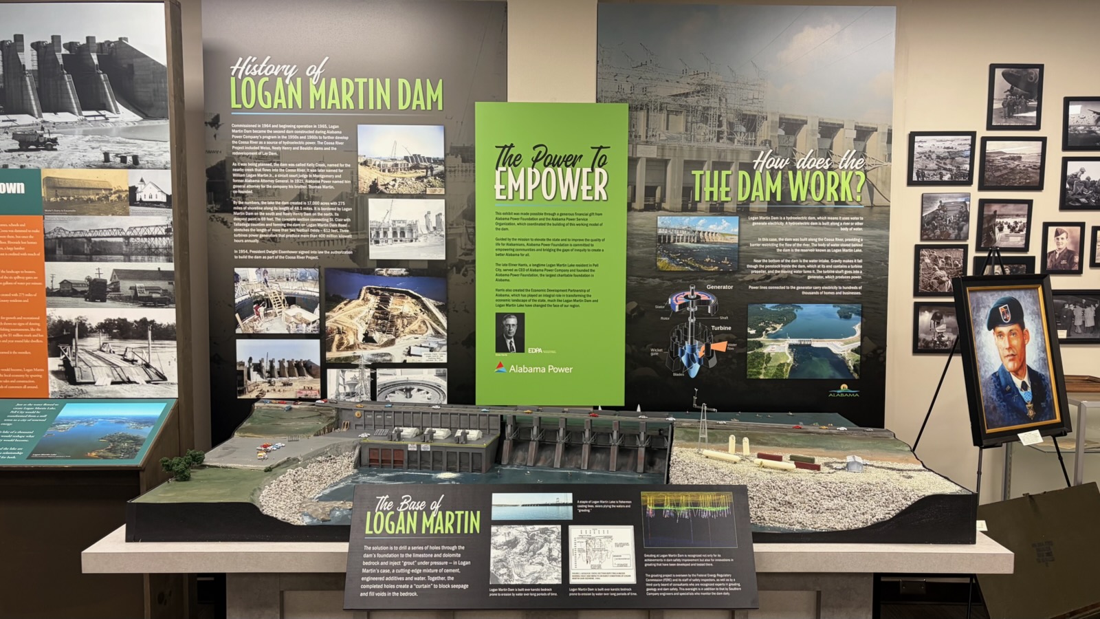Logan Martin Dam Logan Martin Dam history exhibit