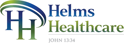 Helms Healthcare Logo Blue Green Transparent Helms Healthcare